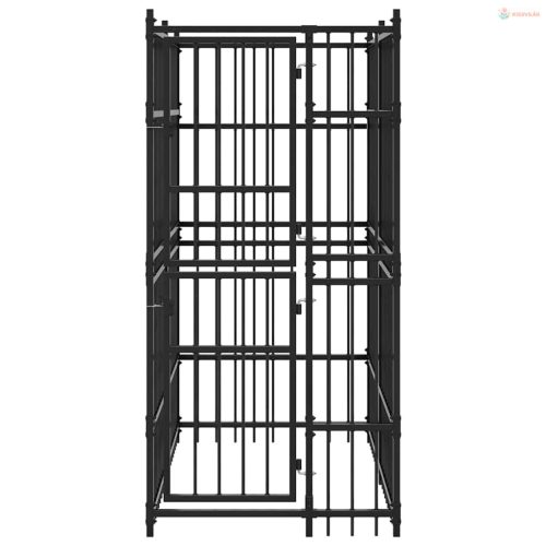 Acél kültéri kutyakennel 1,84 m²