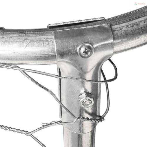 Kültéri kutyakennel tetővel 400 x 200 x 150 cm