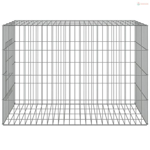 Horganyzott vas nyúlketrec 78 x 54 x 54 cm