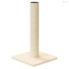 Krémszínű kaparóoszlop 22 x 22 x 45 cm