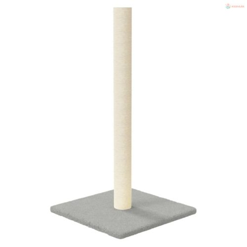 Világosszürke kaparóoszlop 35 x 35 x 70 cm