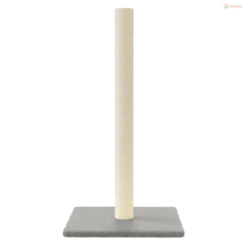 Világosszürke kaparóoszlop 35 x 35 x 70 cm