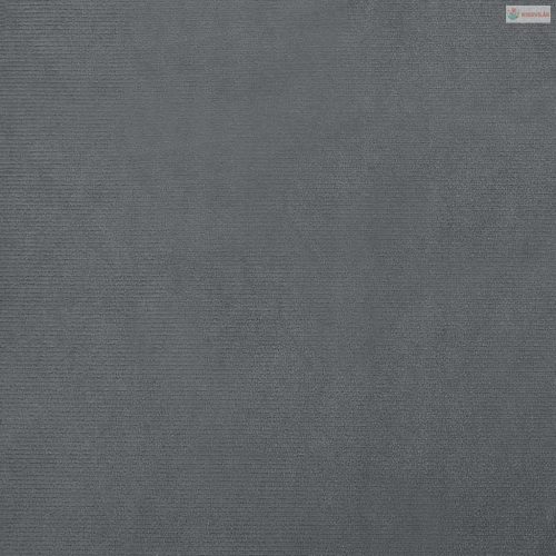 Sötétszürke bársony kutyaágy 50 x 40 x 26,5 cm