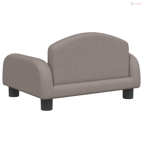 Tópszínű szövet kutyaágy 50 x 40 x 30 cm