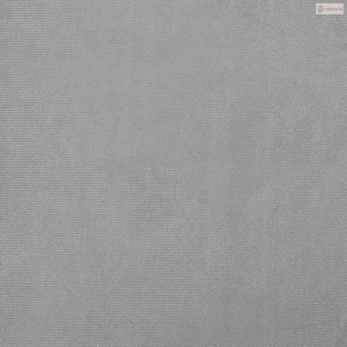 Világosszürke bársony kutyaágy 100 x 54 x 33 cm