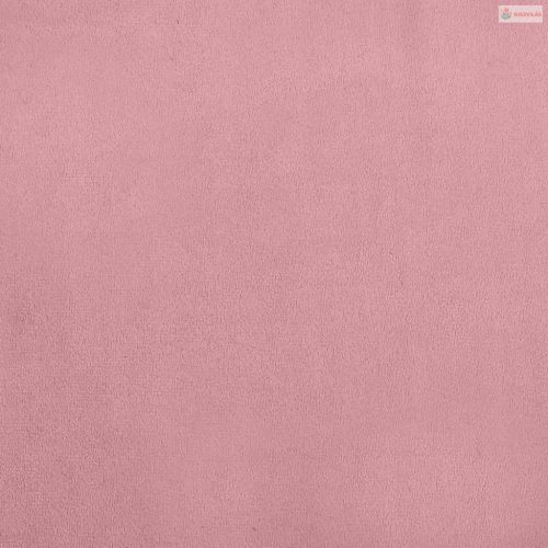 Rózsaszín bársony kutyaágy 100 x 54 x 33 cm