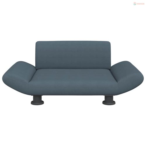 Sötétszürke szövet kutyaágy 70 x 45 x 28 cm