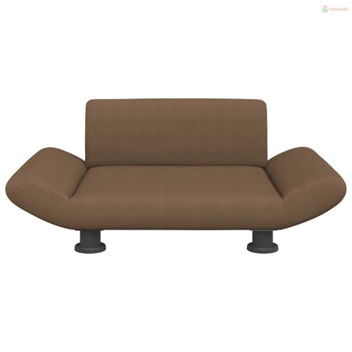 Barna szövet kutyaágy 70 x 45 x 28 cm