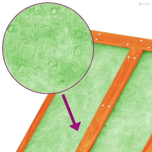 Barna tömör fenyőfa kerti szerszámtároló 89 x 52,5 x 175 cm