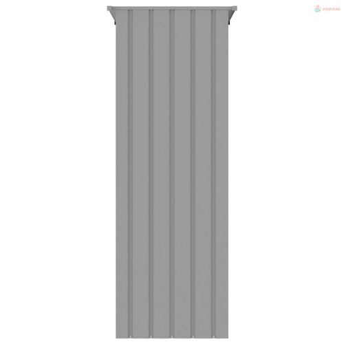 Szürke horganyzott acél madárketrec 115x78x200 cm