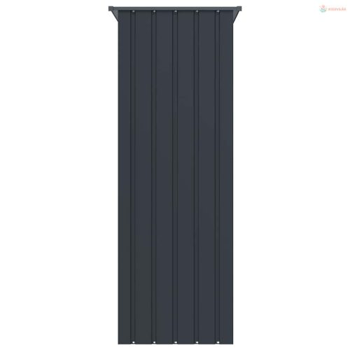 Antracitszürke horganyzott acél madárketrec 215x78x200 cm