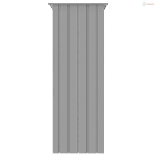 Szürke horganyzott acél madárketrec 215 x 78 x 200 cm