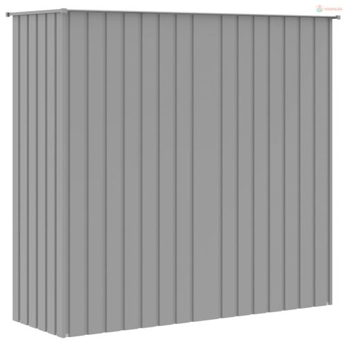 Szürke horganyzott acél madárketrec 215 x 78 x 200 cm