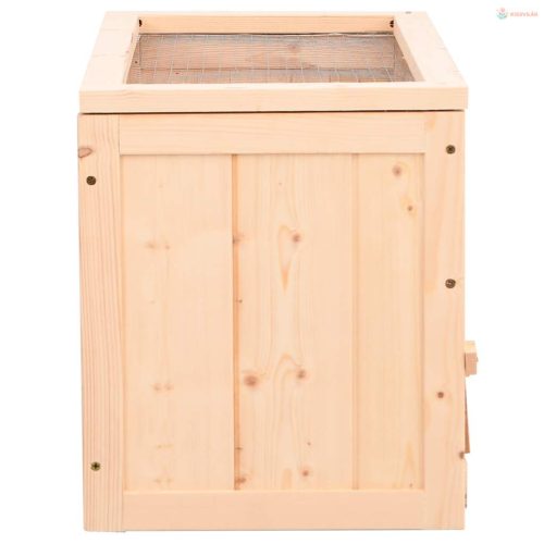 Tömör fenyőfa hörcsögketrec 60 x 30 x 35 cm