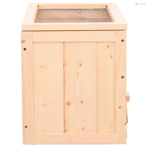 Tömör fenyőfa hörcsögketrec 60 x 30 x 35 cm