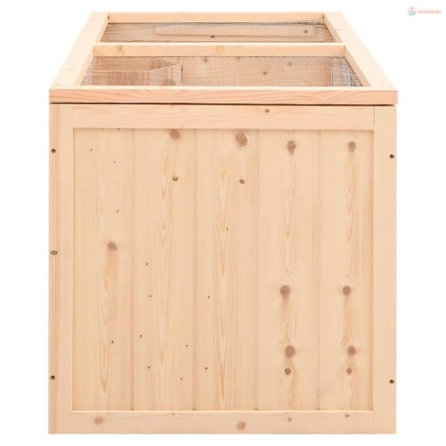 Tömör fenyőfa hörcsögketrec 104 x 52 x 54 cm