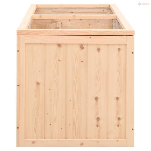 Tömör fenyőfa hörcsögketrec 89,5 x 45 x 45 cm