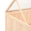 Tömör fenyőfa hörcsögketrec 104x52x38 cm