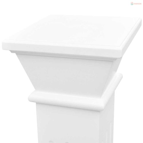 Klasszikus négyszögletes MDF virágtartó oszlop