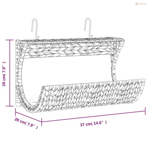 Vízijácint macskaágy párnával 37 x 20 x 20 cm