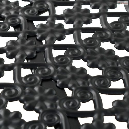 Fekete fém bisztróasztal 40 x 70 cm