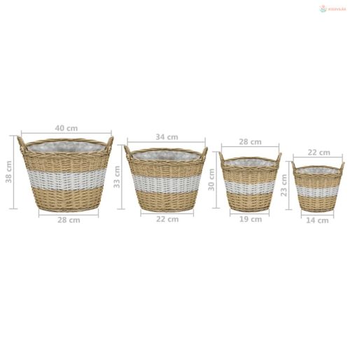 4 darab PE béléses fonott magaságyás