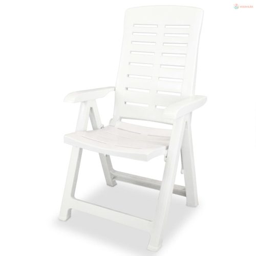 3-részes fehér műanyag bisztrószett