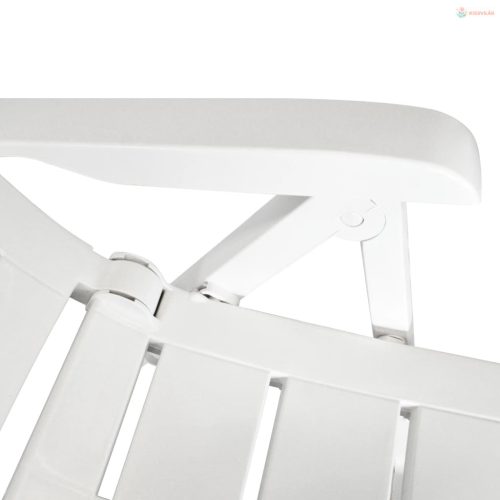 3-részes fehér műanyag bisztrószett