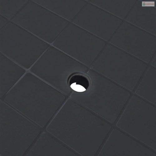 3-részes antracitszürke műanyag bisztrószett