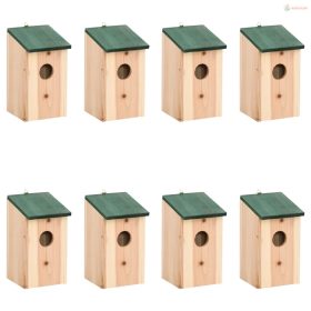 8 db fa madárház 12 x 12 x 22 cm