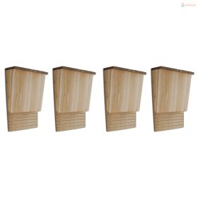 4 darab fa denevérház 22 x 12 x 34 cm
