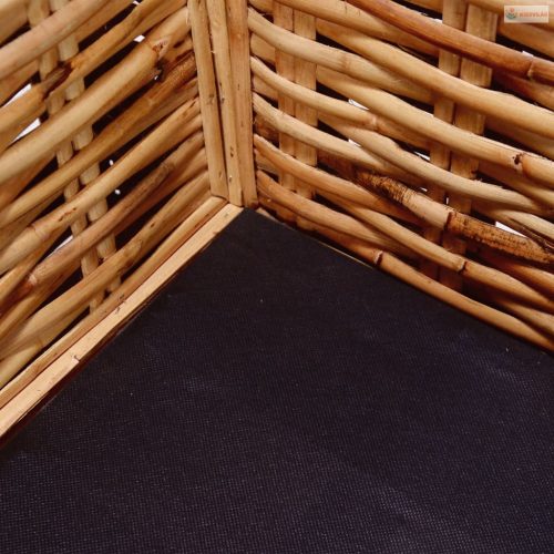 2 darabos természetes rattan kerti ülőgarnitúra