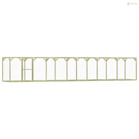 Impregnált fenyőfa tyúkól 1,5 x 9 x 1,5 m