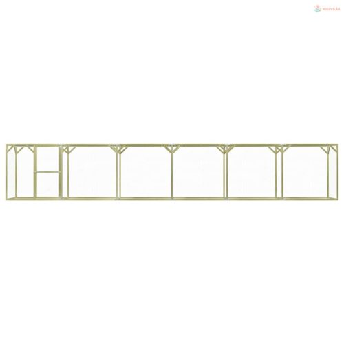 Impregnált fenyőfa tyúkól 1,5 x 9 x 1,5 m