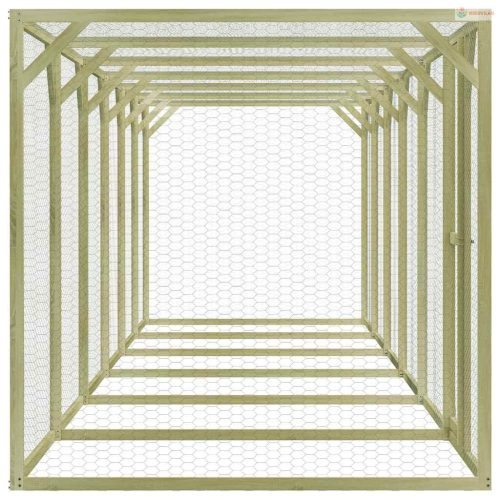 Impregnált fenyőfa tyúkól 1,5 x 9 x 1,5 m