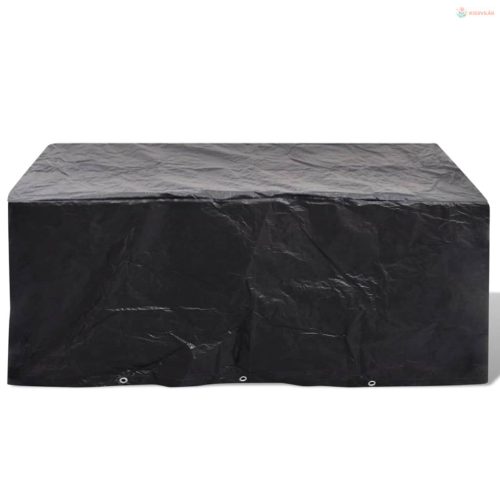 2 db 6 személyes polyrattan szett huzat 10 lyukkal 240 x 140 cm