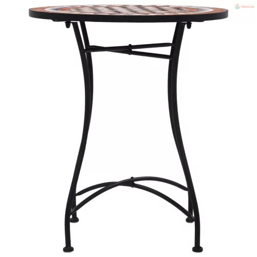 3 részes terrakotta kerámia mozaikos bisztrószett