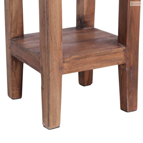 Tömör mahagóni fa virágtartó állvány 30 x 30 x 75 cm