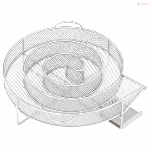 Kerek rozsdamentes acél hidegfüst-generátor 19,5 cm