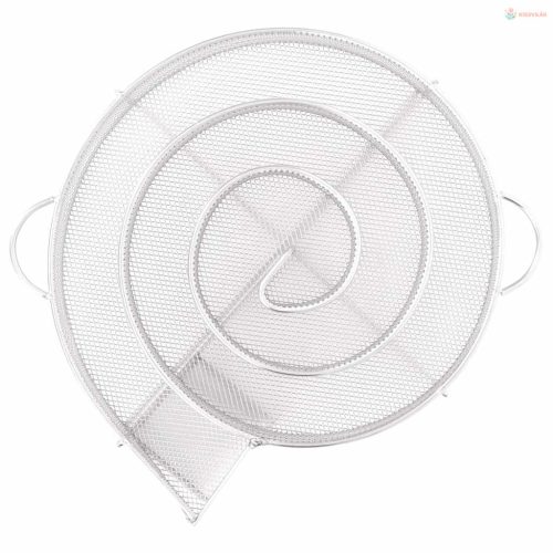 Kerek rozsdamentes acél hidegfüst-generátor 19,5 cm