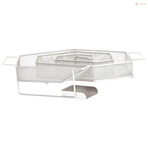 6 oldalas rozsdamentes acél hidegfüst-generátor 22,5 cm