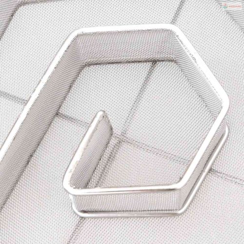 6 oldalas rozsdamentes acél hidegfüst-generátor 22,5 cm