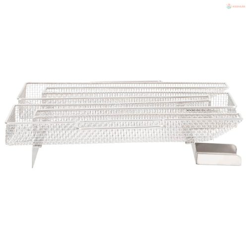 4 oldalas rozsdamentes acél hidegfüst-generátor 22,5 cm