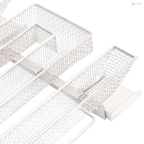 4 oldalas rozsdamentes acél hidegfüst-generátor 22,5 cm