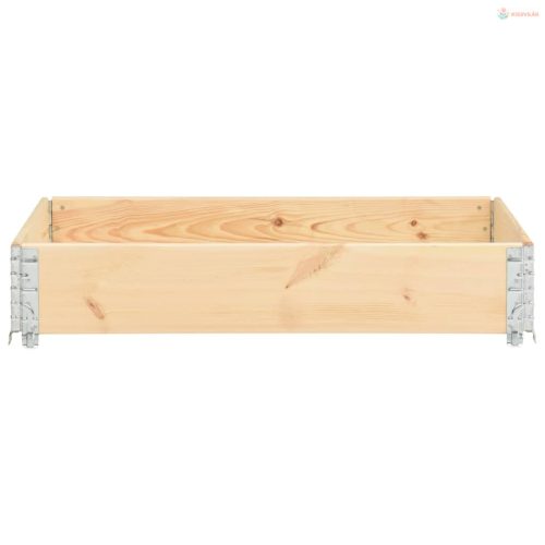 Tömör fenyőfa magaságy 50 x 100 cm