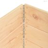 3 db tömör fenyőfa magaságyás 50 x 100 cm