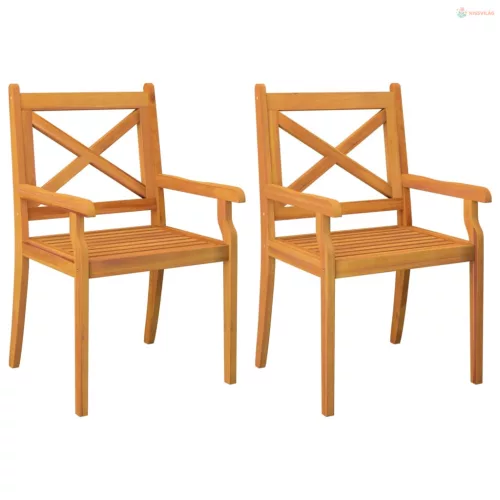 3 részes tömör akácfa kerti étkezőgarnitúra