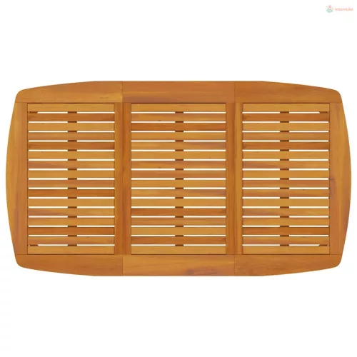 5 részes tömör akácfa kerti étkezőgarnitúra