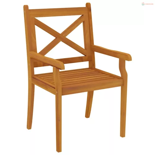 5 részes tömör akácfa kerti étkezőgarnitúra