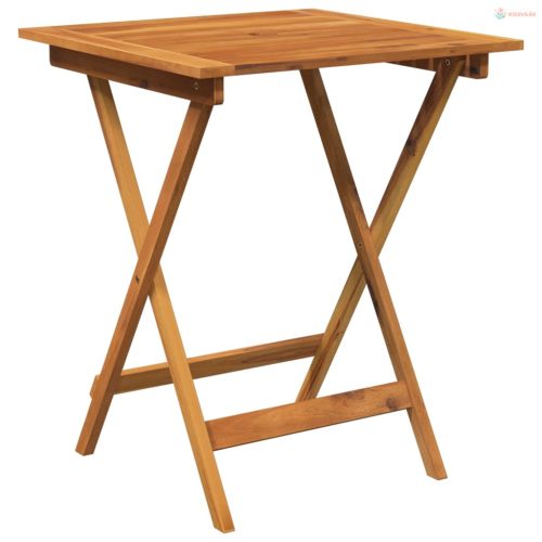 3 részes összecsukható tömör akácfa kerti étkezőszett